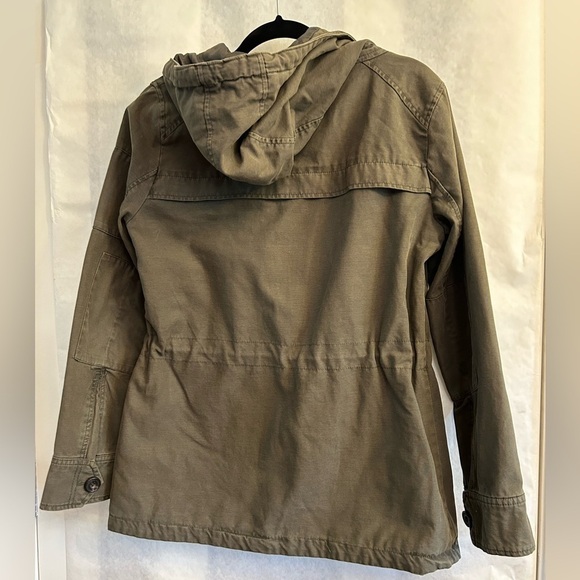 Levi’s Hooded Military Army Green Jacket from Nordstroms Sz-M Q10 - Picture 6 of 13